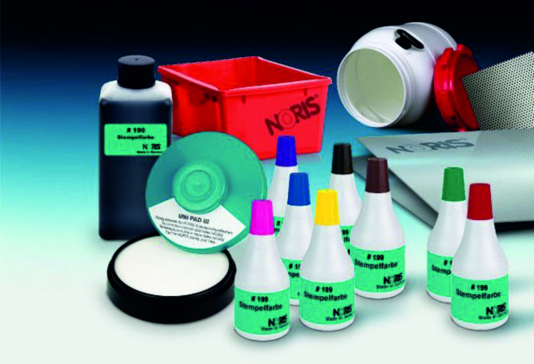 199 Μελάνι Noris 199 Mαύρο Χρώμα Ειδικού τύπου- Κατάλληλο για τούβλα, μέταλλο, γυαλί, ελαστικά - Image 1