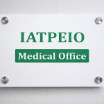 Πινακίδα πλεξιγκλας με εκτύπωση Διάσταση Α5(14.8Χ21cm)