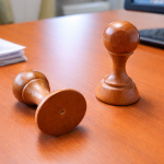 Σφραγίδα Ξύλινη Στρογγυλή